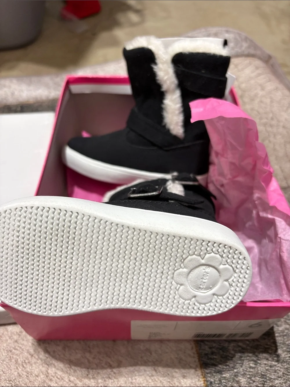 New Carter’s girls winter boots black Siberia